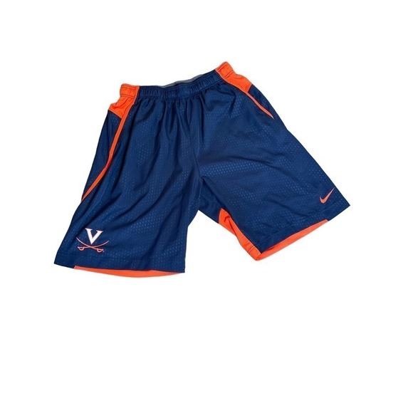 Men's Nike Dri-Fit UVA sport shorts. University of Virginia Logo. Size Large - Picture 1 of 3